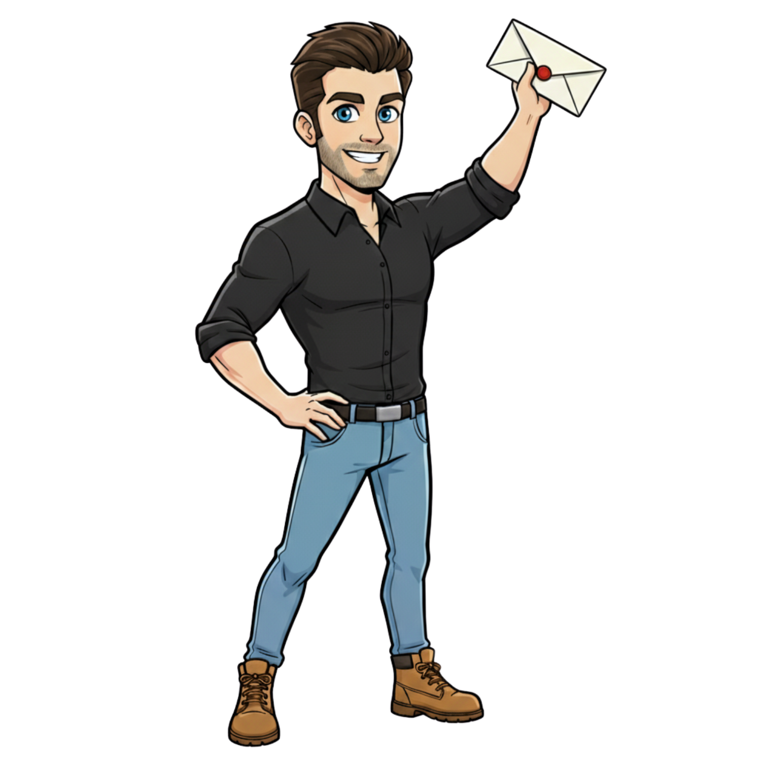 Professional customer service representative ready to assist with web development inquiries